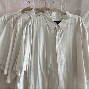 Ralph Lauren White Casual Button Down Shirt Qty 4